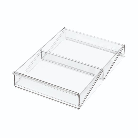 Lade Organizer, Uitschuifbaar, 24.8 x 17.2 x 4.5 cm, Kunststof - iDesign | The Home Edit