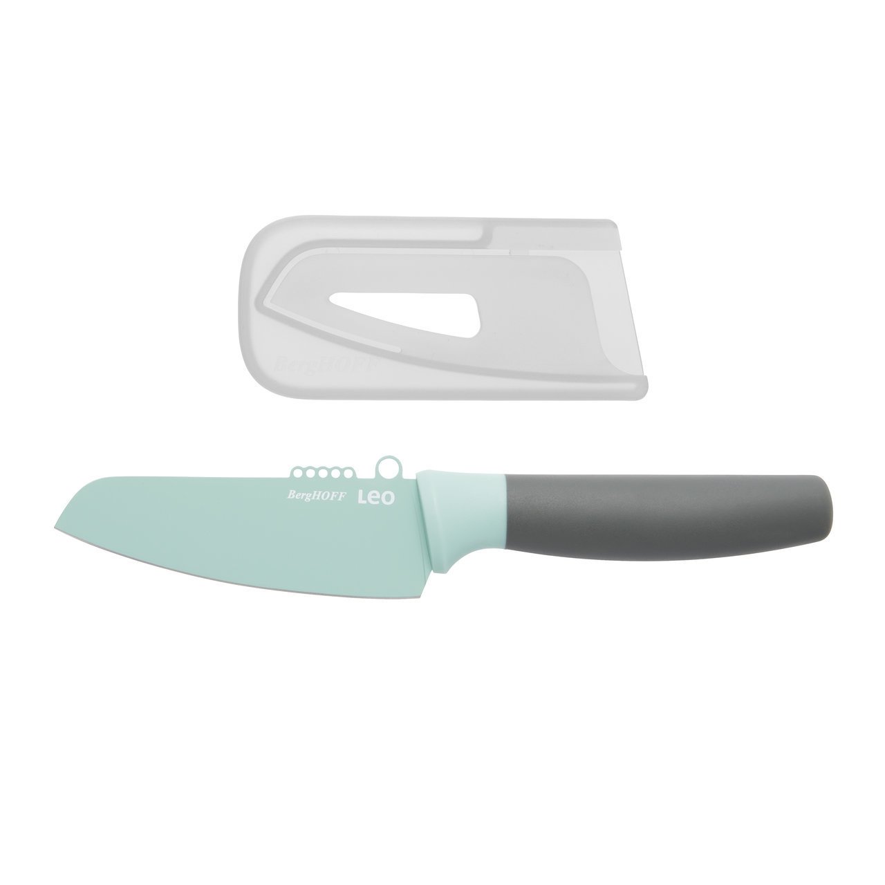 Groentemes met rasp 11 cm, Mintgroen - Roestvrij staal - BergHOFF|Leo Line