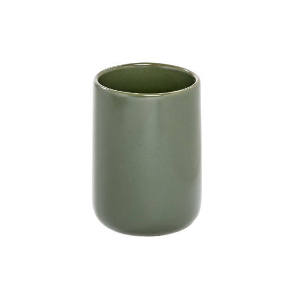Badkamer Drinkbeker, Keramiek, Mos Groen - iDesign | Eco Vanity