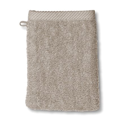 Washand, 15 x 21 cm, Katoen, Zilvergrijs - Kela | Ladessa 