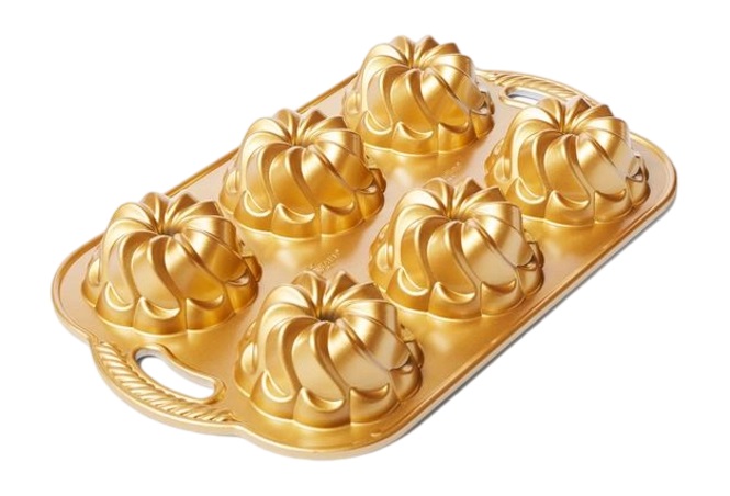 Tulband Bakvorm "Pirouette bundtlette" - Nordic Ware | Premier Gold