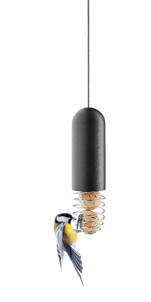 Vogel Voederbuis, Hangend, Zwart - Eva Solo