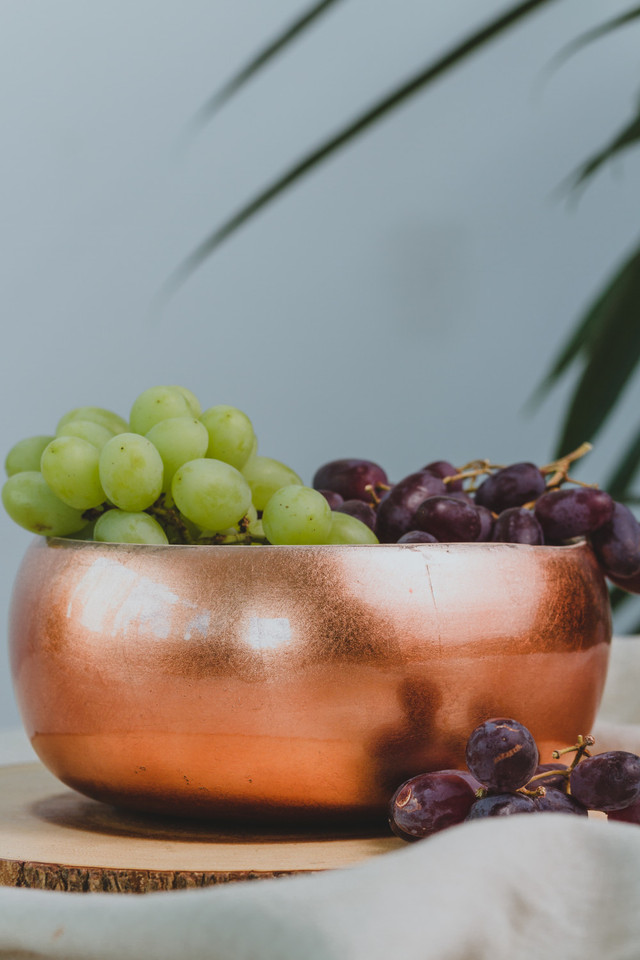 Artesà Copper Lacquered Serving Bowl Small 17x7cm