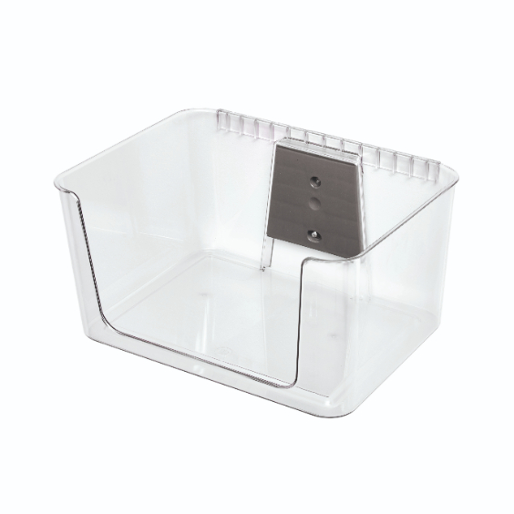 Open Wand Organizer, Maat L, Kunststof, 38.8 x 31.8 x 20.2 cm - iDesign | Wallspace Collection