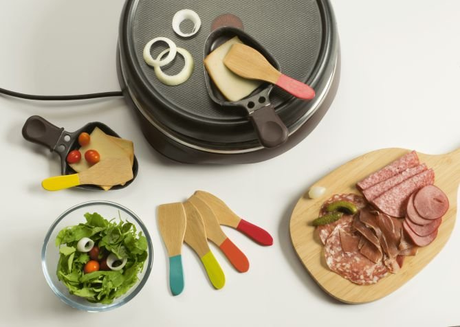 Gourmetspatelset, 6 stuks, Multicolor - Pebbly