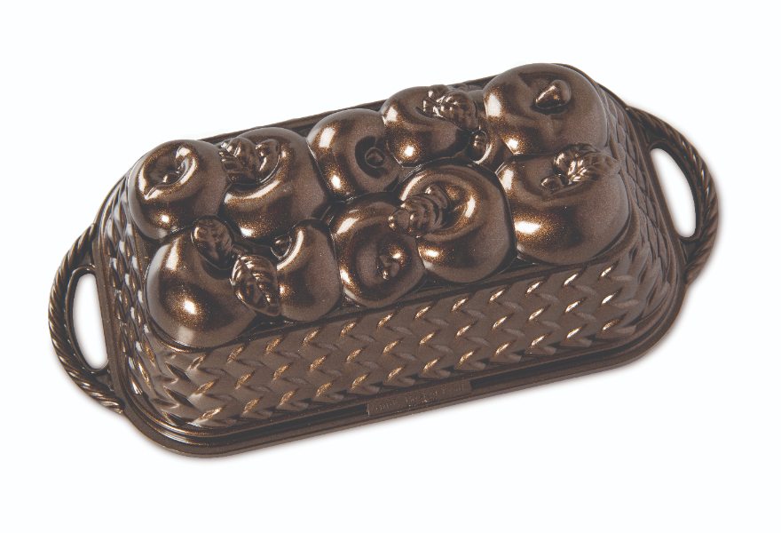 Bakvorm "Apple Basket Loaf Pan" - Nordic Ware |Fall Harvest Bronze